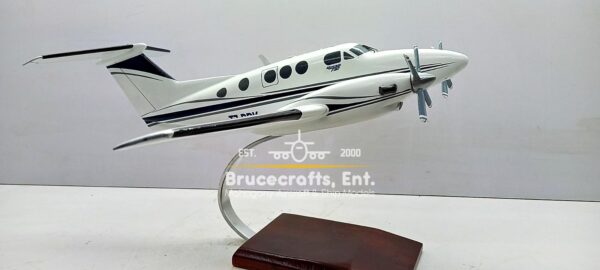 Model of Beechcraft King Air F90 with detailed craftsmanship.